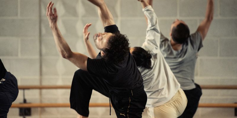 The Akram Khan Company dancers in rehearsal